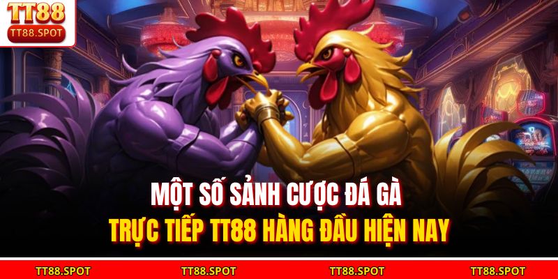Một số sảnh cược đá gà trực tiếp TT88 hàng đầu hiện nay